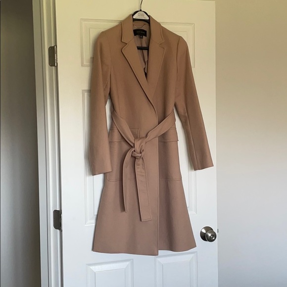 Ann Taylor Camel Wrap Coat 